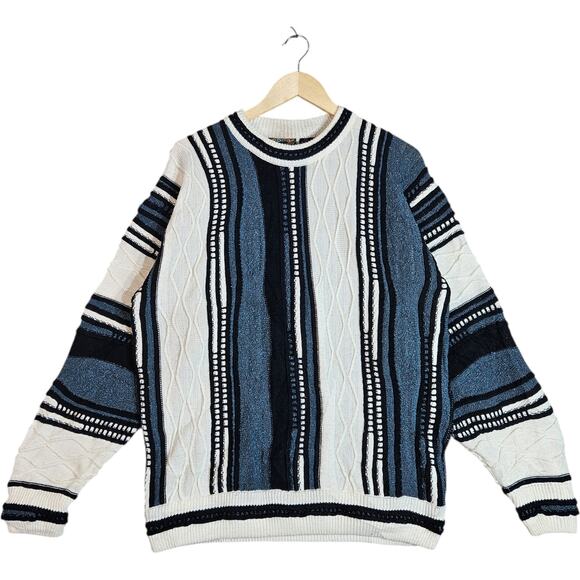 Vintage Coogi 3D Knit Sweater L
